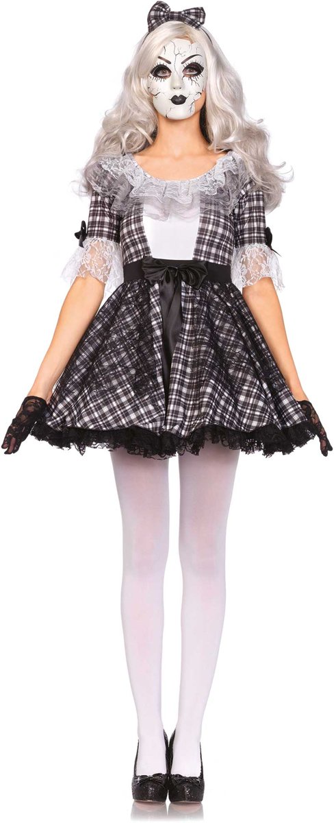 Living Dead Dolls Kostuum | Porseleinen Pop Jurk Vrouw | Small | Halloween | Verkleedkleding